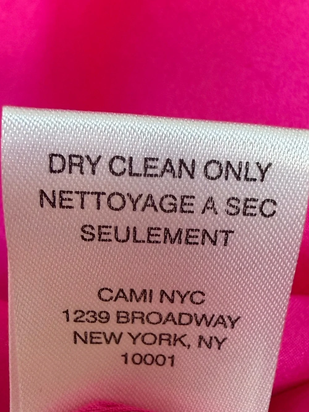 NWOT Cami NYC Damaris Cami in Neon Pink, Size Small - Picture 8 of 8